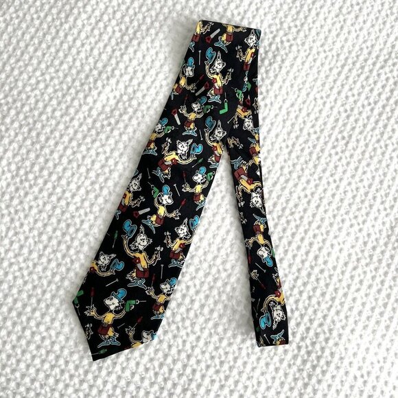Vintage 90s Dr. Seuss Silk Tie Green Eggs And Ham‎ New With Tags - Picture 1 of 6